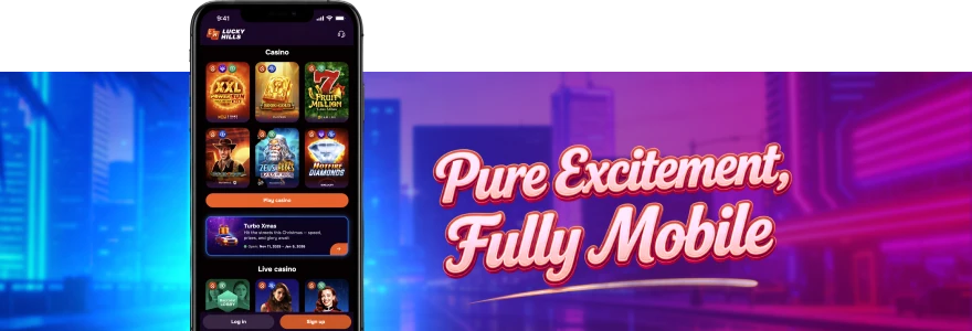 LuckyHills Casino download in AU